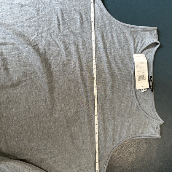 Eileen Fisher sleeveless grey maxi dress new with tags size large - Picture 6 of 7